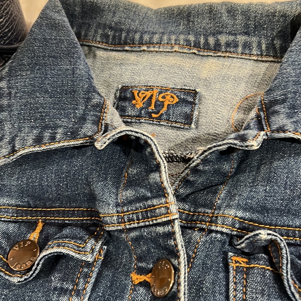 VIP Denim Jean Jacket - Picture 2 of 7